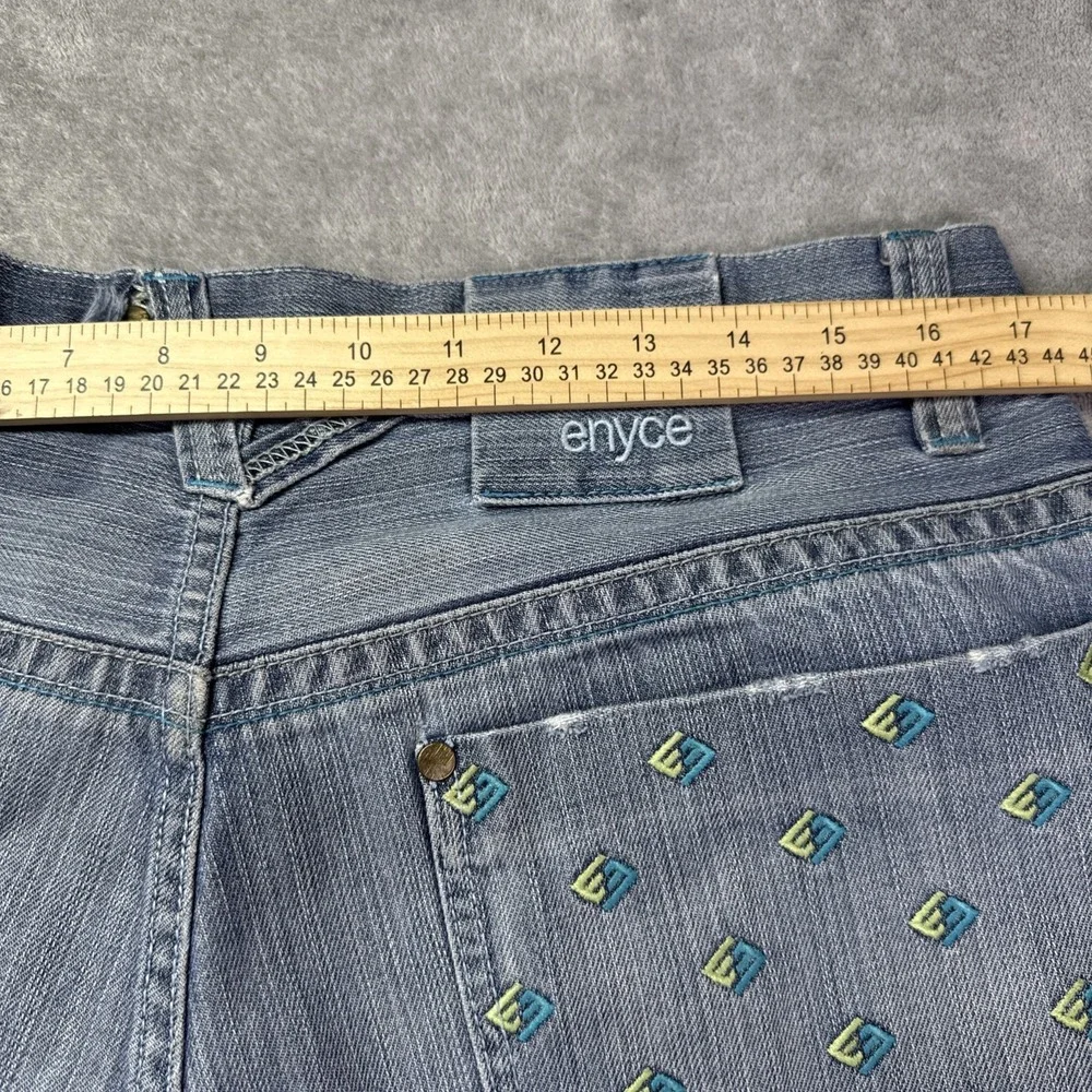 Vintage Y2K ENYCE Jeans Mens 34x30 Blue Skater Jeans 90's Hip Hop Regular Fit‎